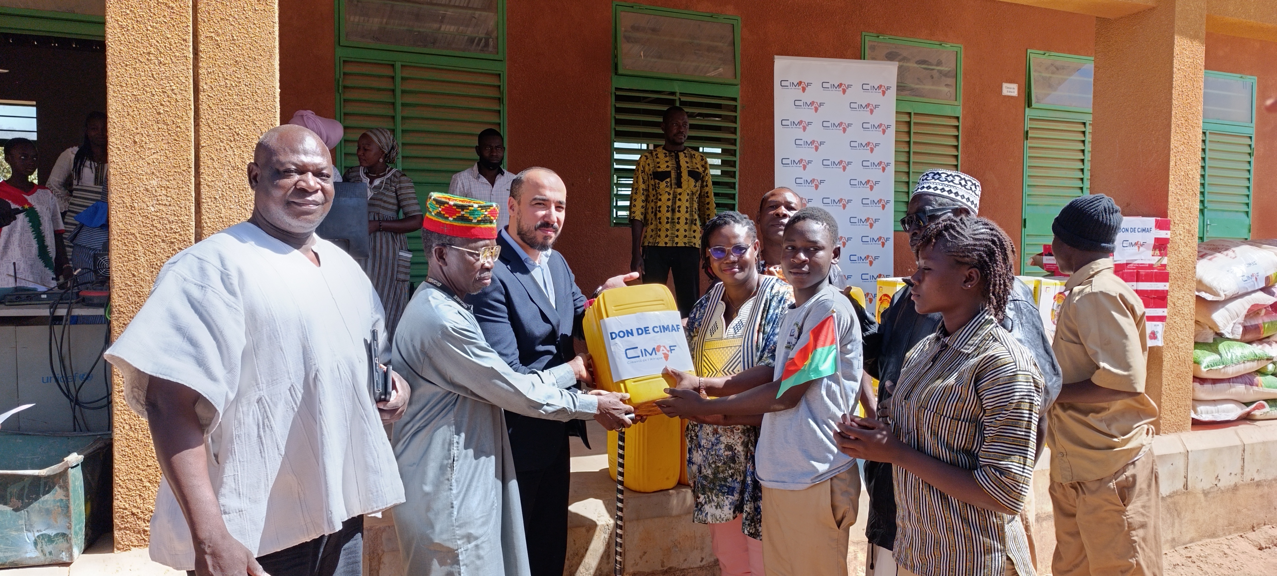 Distribution of Food Baskets at the Polesgo General Education College in Ouagadougou