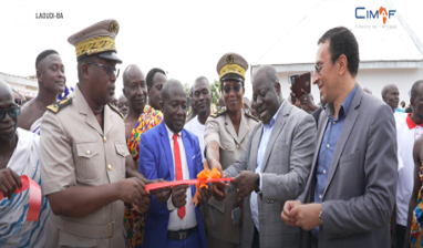 CIMAF Côte d’Ivoire Participates in the Inauguration of a Water Tower with Borehole and Solar Panels