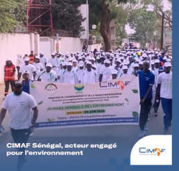 CIMAF Senegal sponsored a major community walk in Thiès