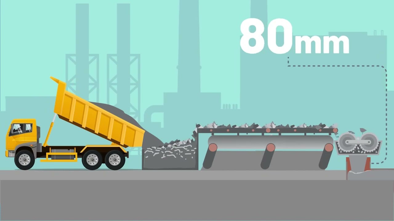 The cement production process